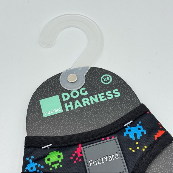 Fuzz Yard Arcade Game Print Dog Harness Dog’s Size XS - Picture 2 of 5